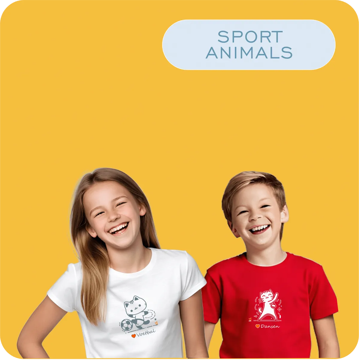 collectie sport animals
